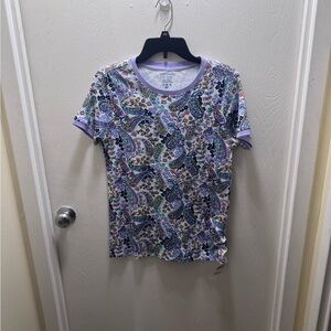 Vera Bradley Pastel Paisley Top